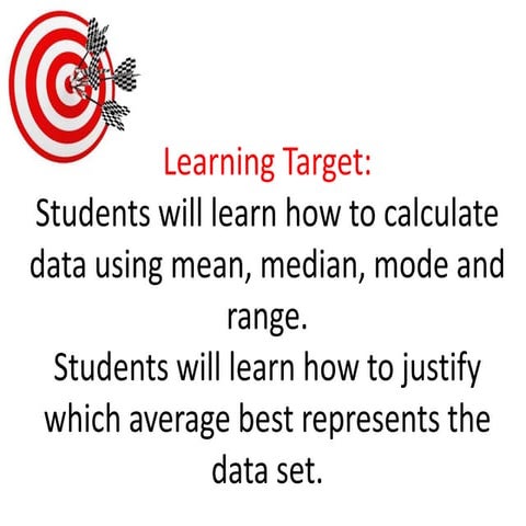 Sec. 2.8 mean, median, mode and range