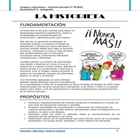 sec . La historieta 5 grado integrada.pdf