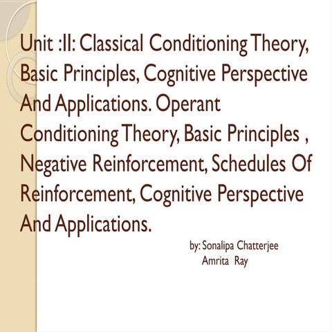 Learning theories and applications in educational settings