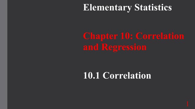 Correlation
