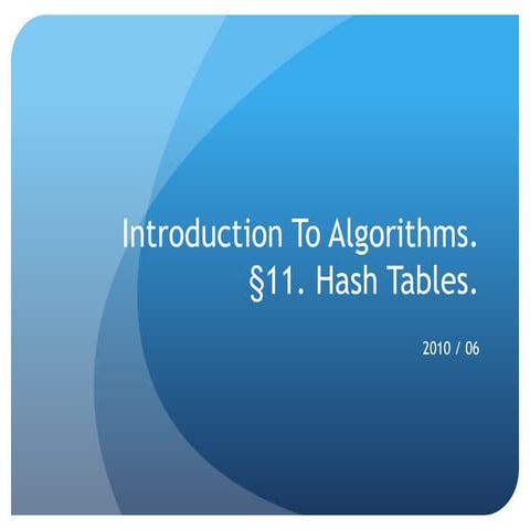 Hash Table | PPTX