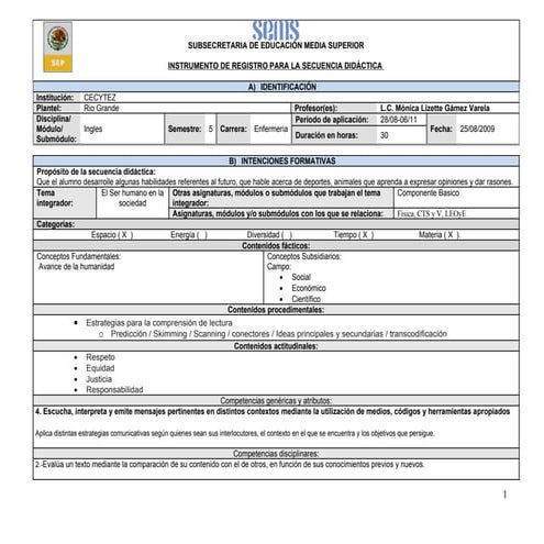 SECUENCIA 2 SEMESTRE 5