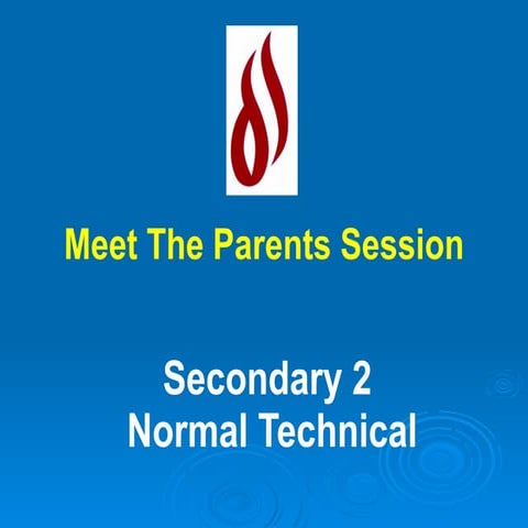 2011 Meet the Parents Session - 2NT (Year End)