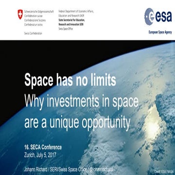 Space has no limits – Why investments in space are a unique opportunity