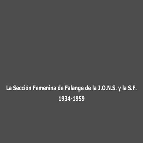 Seccion Femenina