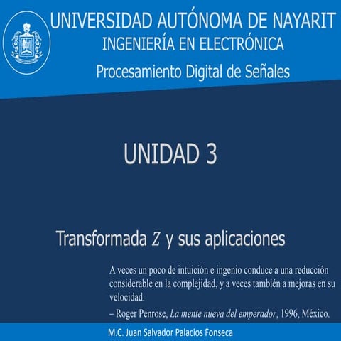 Seccion 3.5 Análisis en el dominio Z de sistemas LTI