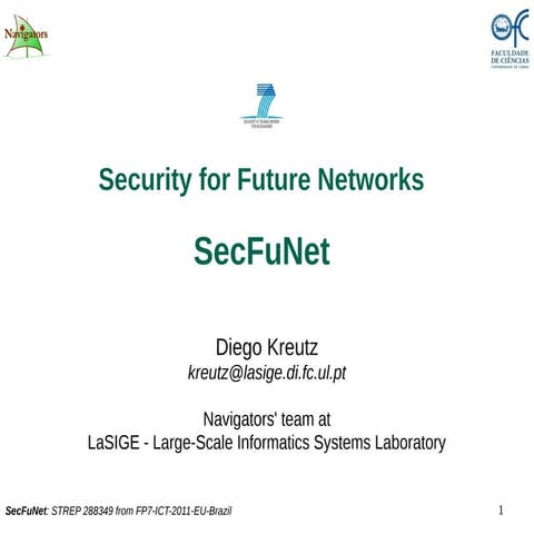 SecFutNet project - Secutiry for Future Network