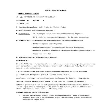 Secion De Aprendizaje Okey