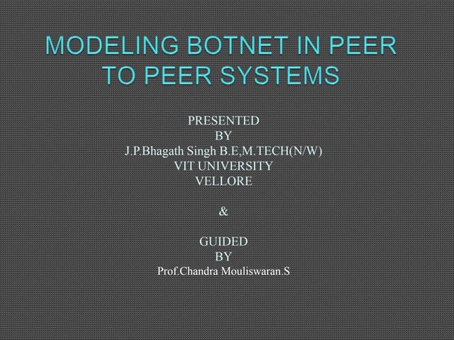 Botnet Architecture