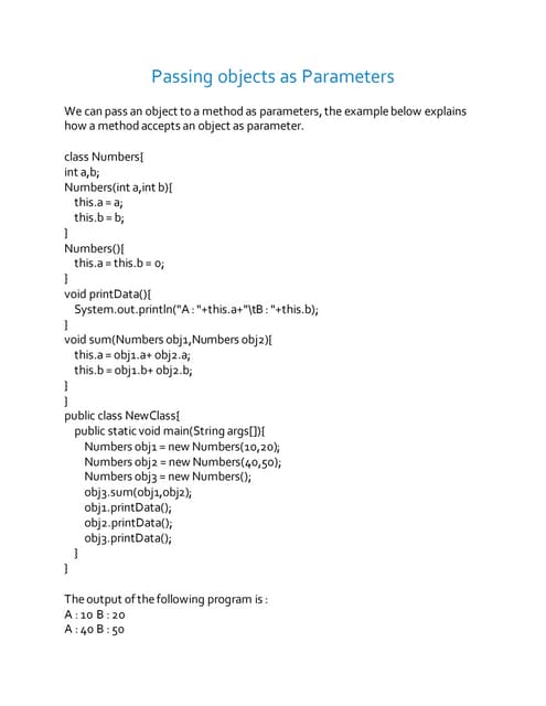 Second chapter-java