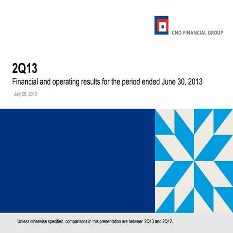 Second Quarter 2013 Investor Presentation