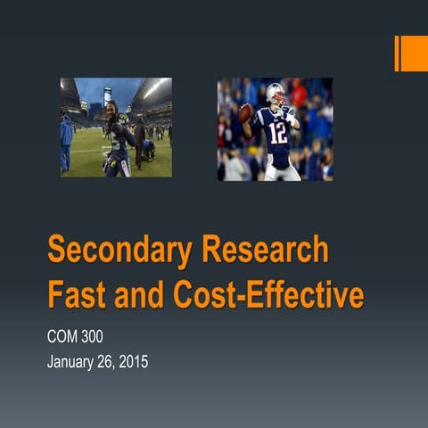 Secondary Research: Fast and Cost-Effective