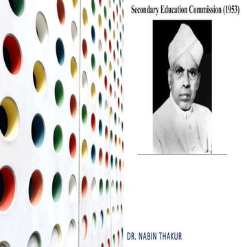 Secondary Education Commission (1953).ppt