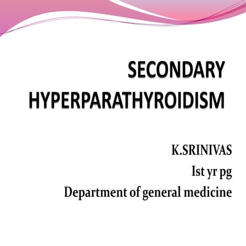 Secondary hyperparathyroidism