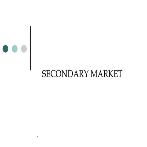 Secondary market final
