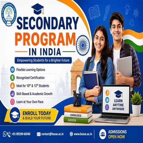 Comprehensive Guide to Secondary and Open School Education in India | PPTX