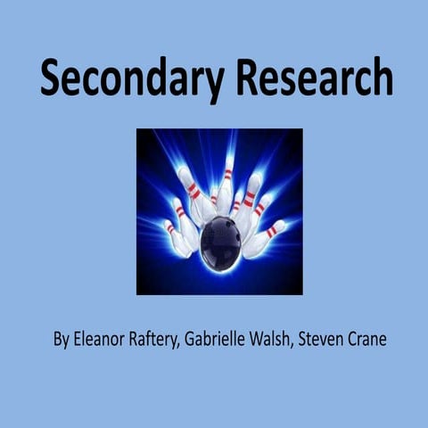 Secondary research