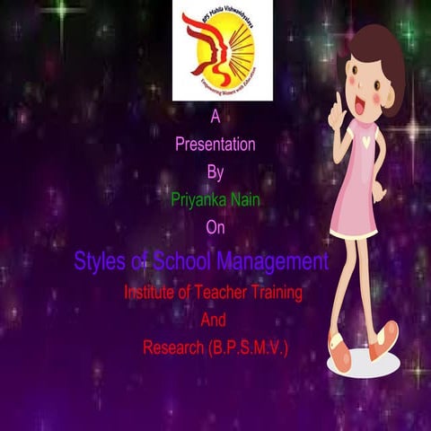 Secondary school management