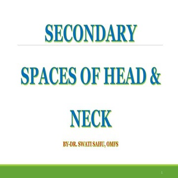 Secondary spaces