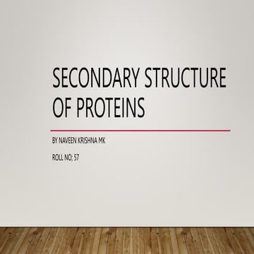 Secondary structure of proteins.pptx