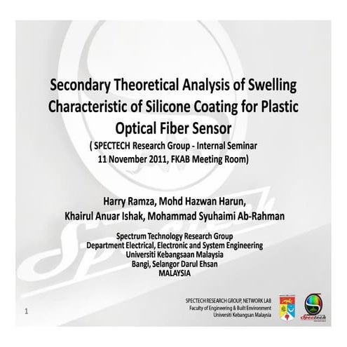 Secondary theoretical analysis of swelling