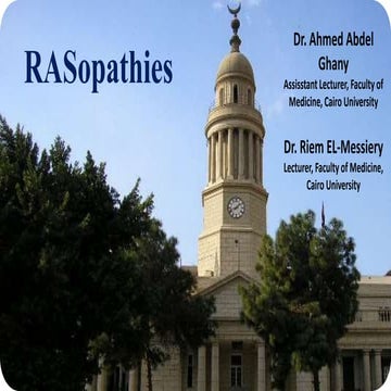 Rasopathies | PPTX