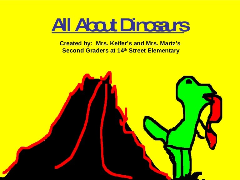 Second grade dinosaurs