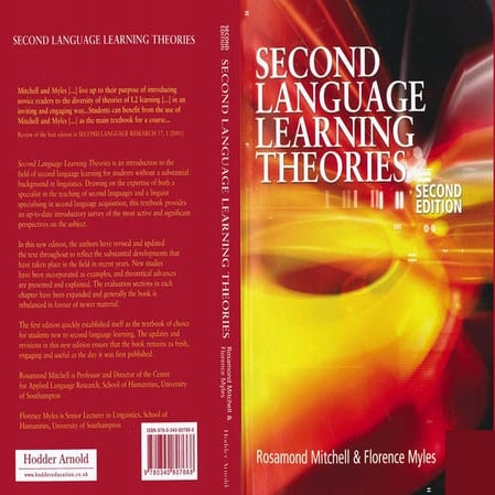 Second Language Learning Theories Second Edition.pdf | Educational ...
