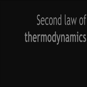 Second law of thermodynamics by Netwon Issac