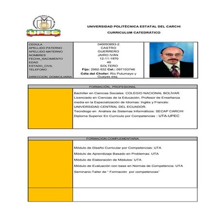 Second level modulo a1.2 jairo castro 29 th april 2011 a