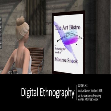 ARE 494 Digital Ethnography - Jordan 