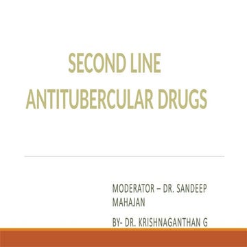 Second line ATT including pretomanidpptx