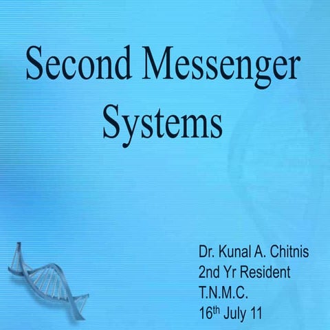 Second Messenger Systems