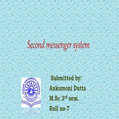 Second messenger system