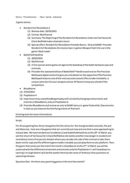 Location scouting checklist | DOCX
