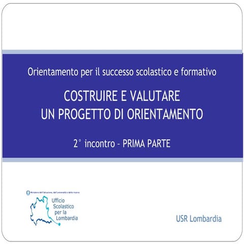 Secondo incontro Parte 1