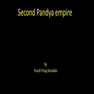 Second pandya empire
