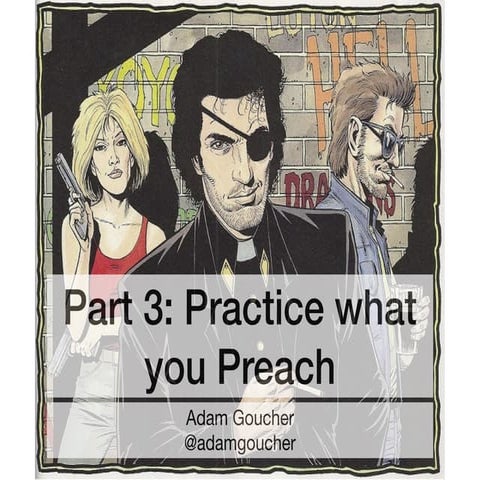 SeleniumConf London 2019 - "Part 3: Practice what you Preach"