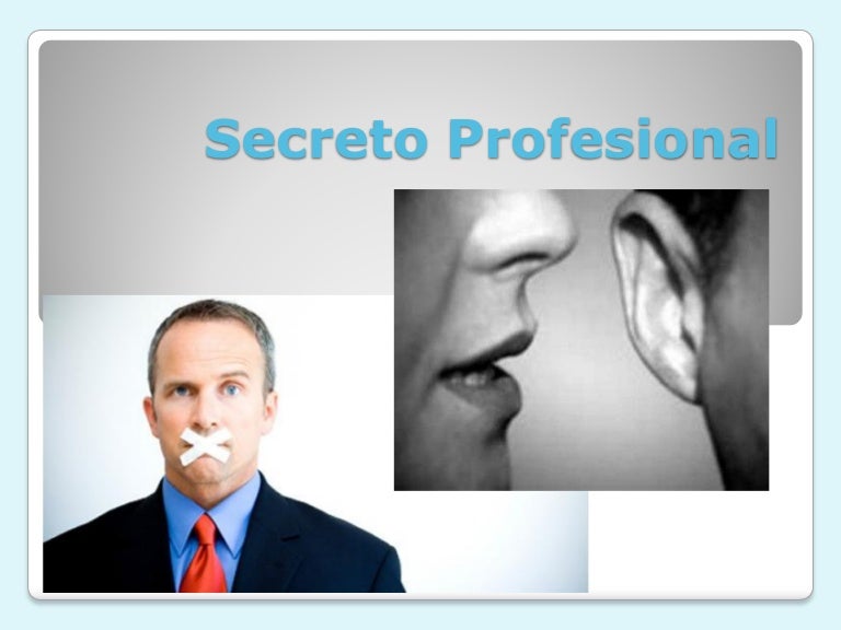 Secreto profesional