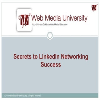 Secrets to LinkedIn Networking Success