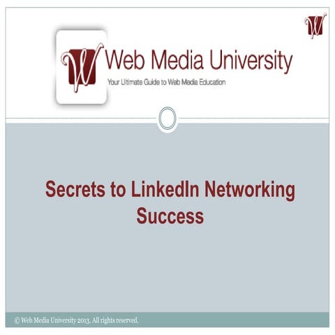 Secrets to LinkedIn Networking Success