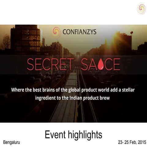 Secret sauce event highlights
