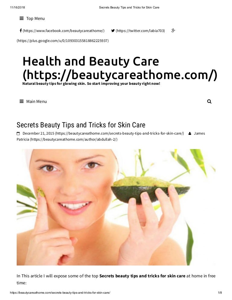 google skin care tips