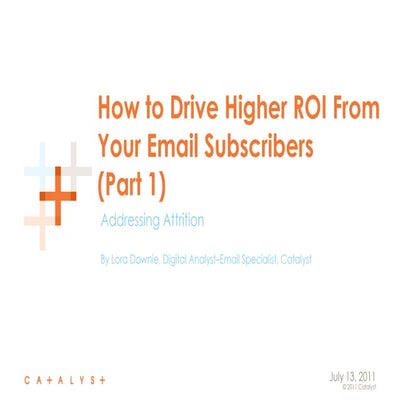 Secrets of email success part 1  
