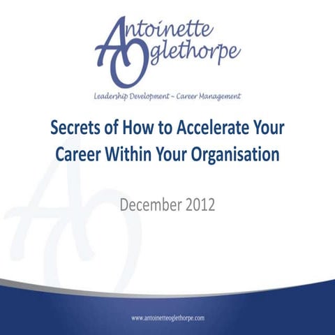 Career Development Strategies:  Top Tips for Taking Control of Your Career