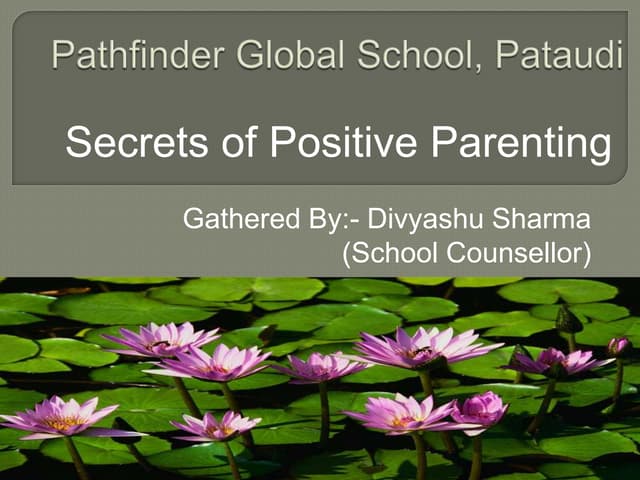 Positive Parenting