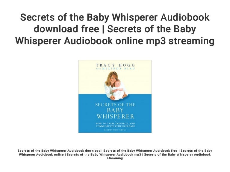 secrets of the baby whisperer
