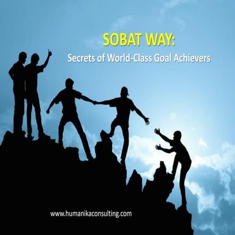 SOBAT WAY: Secrets of world class goal achievers