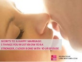 Secrets To A Happy Marriage: 5 Thin...