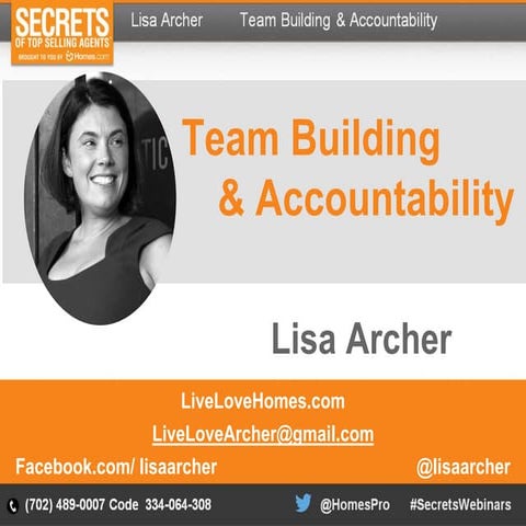  Lisa Archer Team Building & Accountability